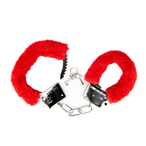 Loving Joy Furry Handcuffs Black