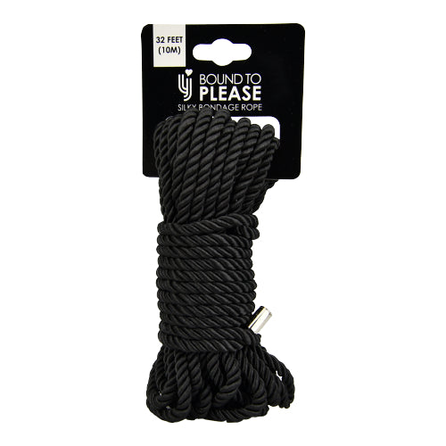 Bound to Please Silky Bondage Rope 10m Black