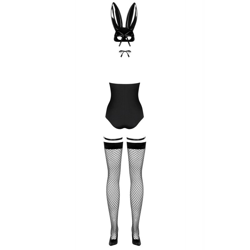 Bunny Suit - Black 4pc
