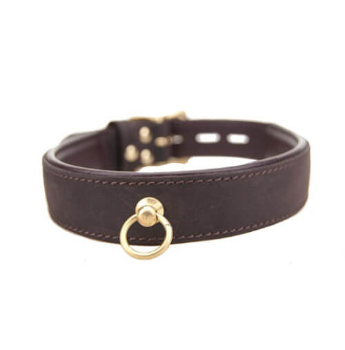 BOUND Nubuck Leather Choker with 'O' Ring