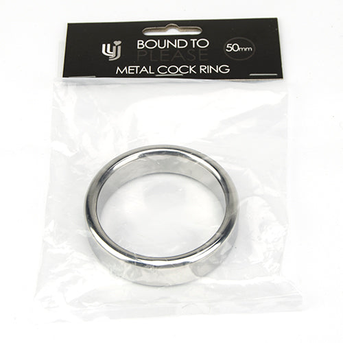 Bound to Please Metal Cock and Ball Ring - 50mm