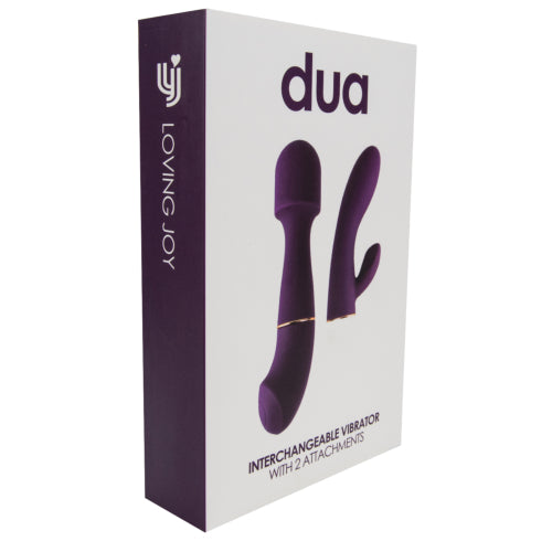 Loving Joy DUA Interchangeable Vibrator with 2 Attachments