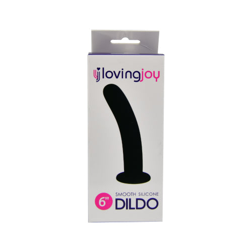 Loving Joy Smooth Silicone Dildo 6 Inch