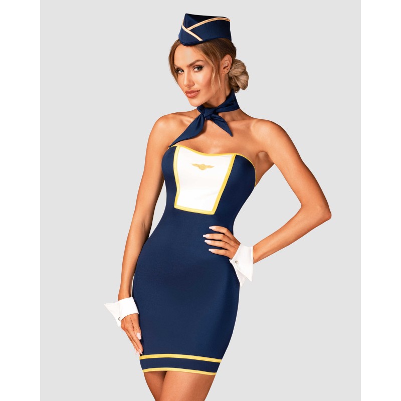 Sexy Stewardess Uniform - 4pc